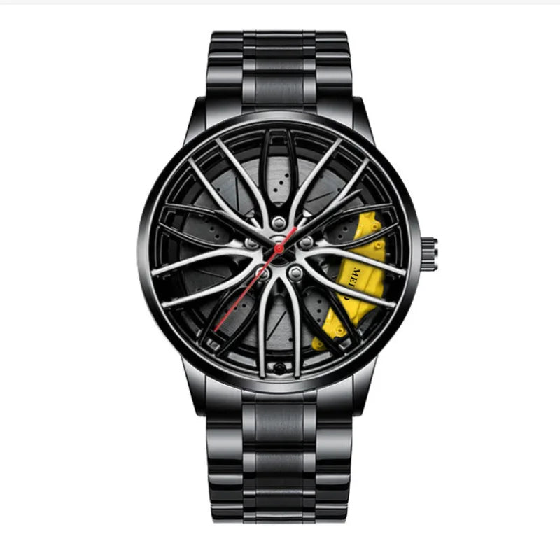 Fashion Wheel Design Quartz Watch