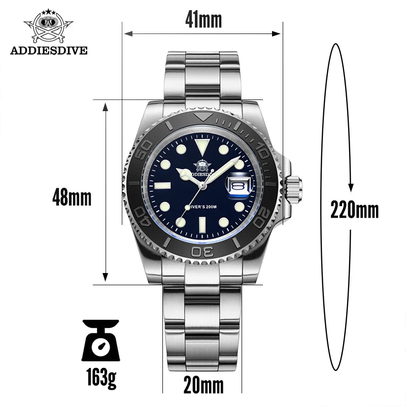Professional Diving Watch 200M Waterproof